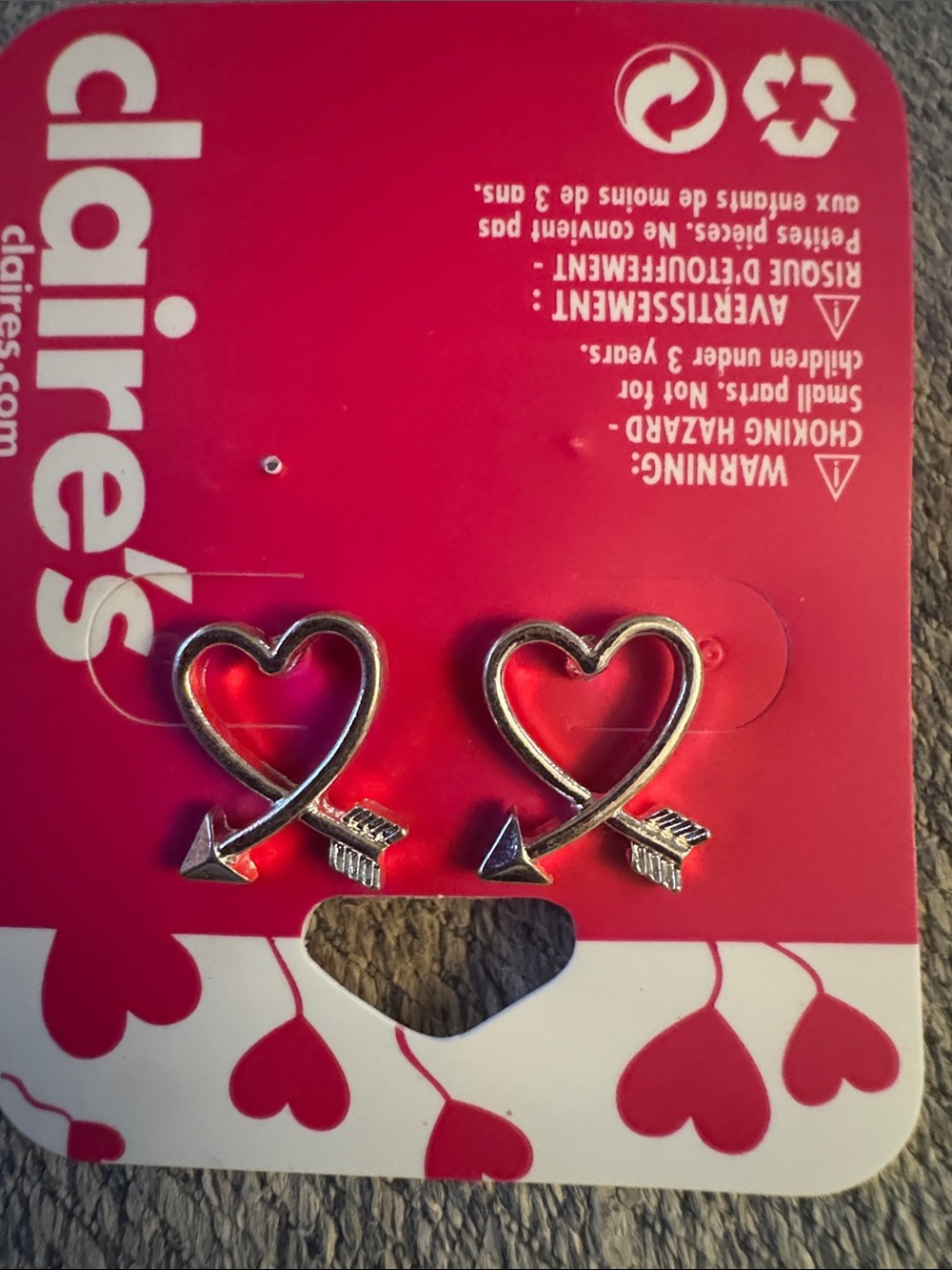 Claire’s earrings